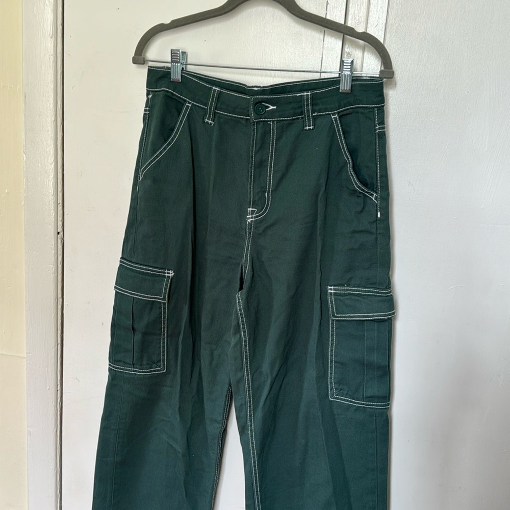 Green cargo pants - Picture 2 of 3